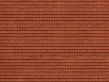 56670 Noch HO 3D-Kartonplatte Dachziegel rot (76,33=1qm),GMK Modelleisenbahn, Ho