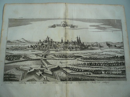Breisach kupferstich wagner - kupferstich,,