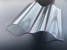 Polycarbonat Wellplatte 76/18 klar Sinus 1,4mm PC Lichtplatte SONDERPOSTEN