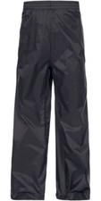 Trespass Jungen Kinder Regenhose Qikpac Pant - Unisex Kids Packaway Trousers Bla