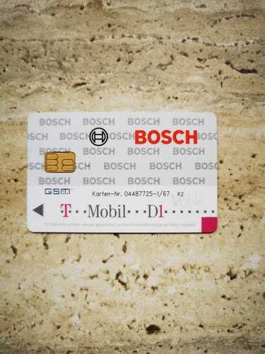Eine bosch karte - gsm,