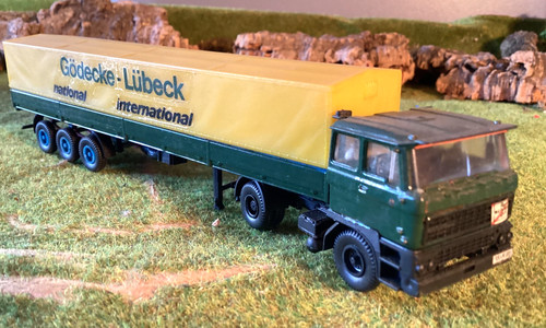 Kibri umbau lkw sattelzug - umbau,