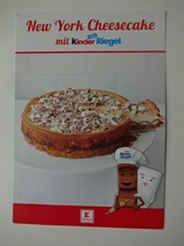 Werbung / Ferrero Kinder Riegel - Schoko-Cup-Croissant zum testen - 21 x 15 cm