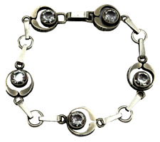 KARL LAINE "FINLAND" Designer Armband 0,925 Sterlingsilber Bergkristall