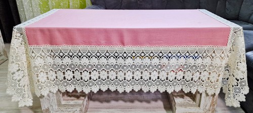 Vintage tischdecke mit - vintage,