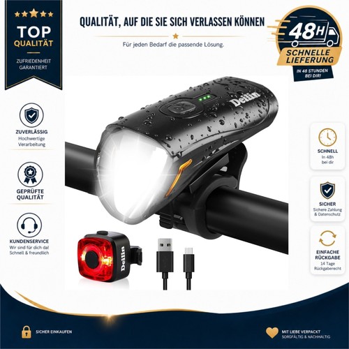 Deilin fahrradlicht set - fahrradlicht,