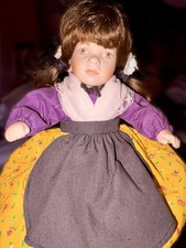 Künstlerpuppe Franklin Mint Porzellanpuppe 23,5 cm.  Ausgezeichneter Zustand