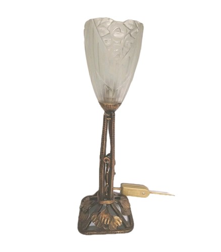 Art deco tischlampe rosen - deco,
