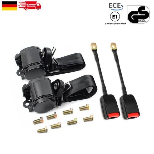373cm punkt automatikgurt - 2x, 3-punkt
