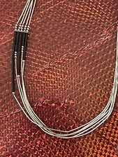 Navajo Onyx Silver Liquid