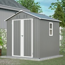 Geräteschuppen Metall Garten Gerätehaus Gartenhaus mit Fenster 2.9㎡