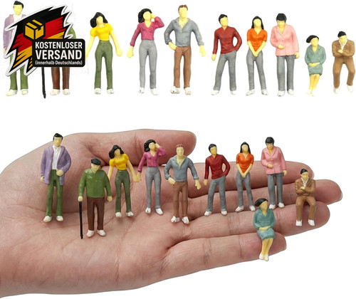 Miniatur menschen figuren set - menschen,