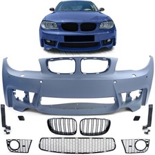 Sport Front Stoßstange mit ABE + Grill passt für BMW 1er E81 E82 E87 E88 04-13