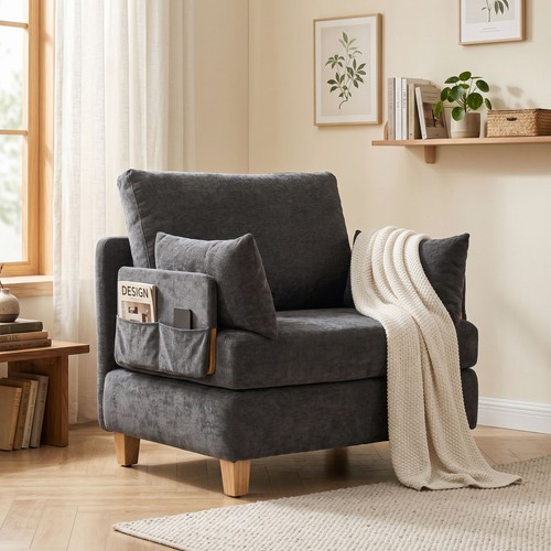 Homcom schlafsessel 1 mit - homcom, 2-in-1
