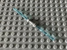 Lego 1 x Lichtschwert Hellblau Doppelschwert Grau Star Wars Laserschwert (6)