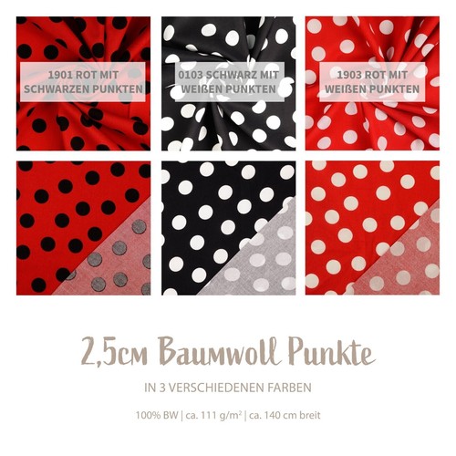 Baumwolle bedruckt punkte - bedruckt,