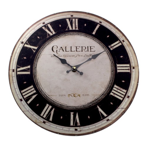 Wanduhr retro vintage style - wanduhr,