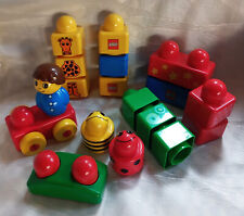 LEGO Duplo Primo Baby Set Fahrzeug Rasselsteine Männchen Steine 18 Teile