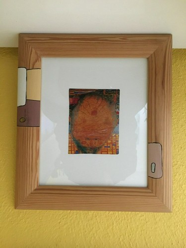 Hundertwasser bild postkarte - hundertwasser,