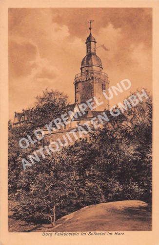 Postkarte burg falkenstein - postkarte,