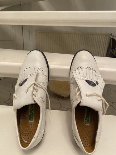 Damengolfschuhe weiß gr - damengolfschuhe, weiß-