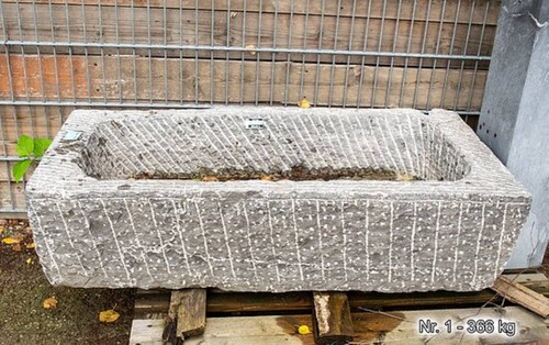 Antik trog linz kalkstein - antik,