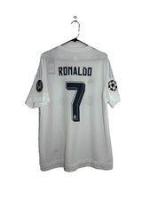 Real Madrid Ronaldo #7 2015/16 XL Champions League Heimtrikot neu mit Etikett S12614