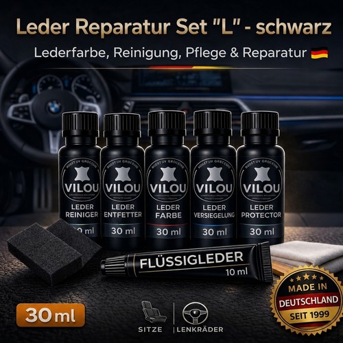 Schwarz 30ml auto leder - schwarz,