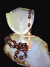 Rosenkranz Holz Perlen Holz