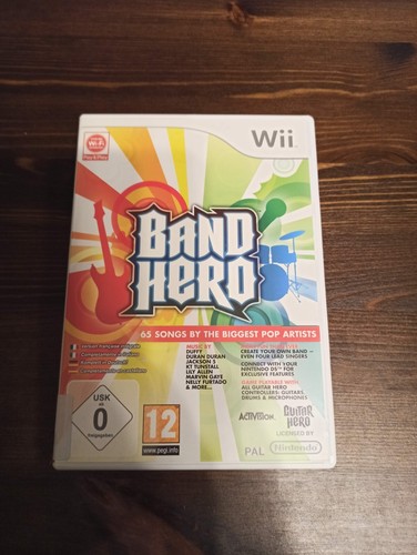 Band hero nintendo wii pal - band,