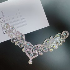 Aufbügeln Strass Applikation