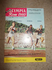 Olympia Rom 1960 Zeitschrift Heft Buch Gerhard Bahr Sonderheft Sport