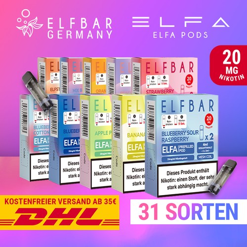 Elfbar elfa pods - elfa, alle