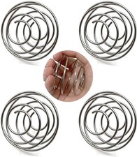 4 Stück Klein Edelstahl