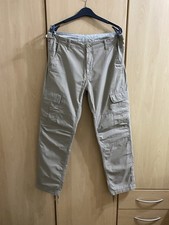 Vintage Carhartt Cargo Pants 34x32 Beige Workwear Utility Streetwear