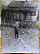 Foto Kind DDR 1979 Luftgewehr