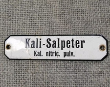 Salpeter Emaille Porzellan