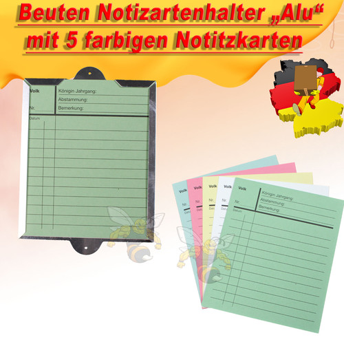 Karten mit halterung für - ,