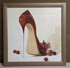 Grosses Bild Roter High Heel von Inna Panasenko