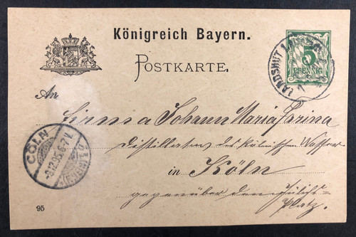 Vorläufer ganzsache fa - ak,