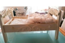 Puppenbett shabby babyshooting - puppenbett,