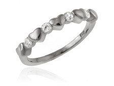 Memoire Ring Herzen 925 ECHT