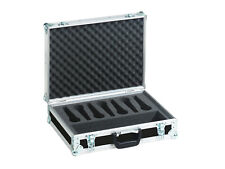Roadinger Mikrofon-Case Road, schwarz - Flightcase für 7 Mikrofone, Schaumstoff