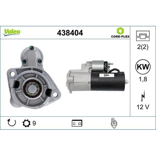 Starter valeo 438404 - 438404,