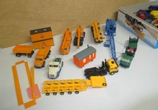 Kibri: Konvolut Baufahrzeuge und anderen, gebaut. Für Bastler