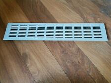 Aluminium Lüftungsgitter Stegblech 400x80mm Edelstahl eloxiert