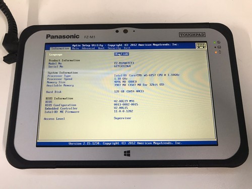 Panasonic toughpad m1 - toughpad, fz-m1