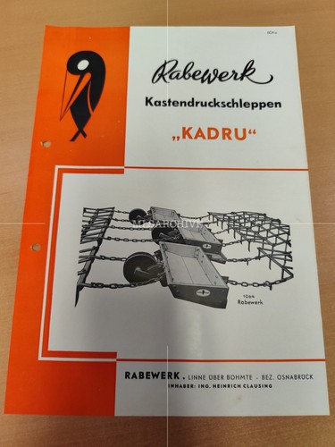 Rabewerk kastendruckschleppen - rabewerk,
