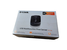 D-Link DPR-1020 WLAN Multifunktions Druckserver Schwarz USB 2.0 LAN Ports Neu