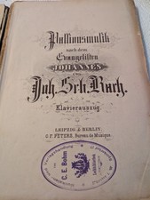 Klavierauszug johannes passion - johannes,